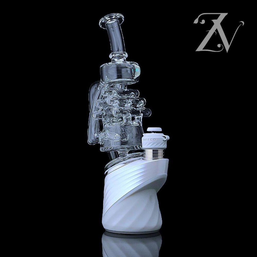 Alternative view of IRIDESCENT GLASS: CHAIN PUFFCO PEAK ATTACHMENT
