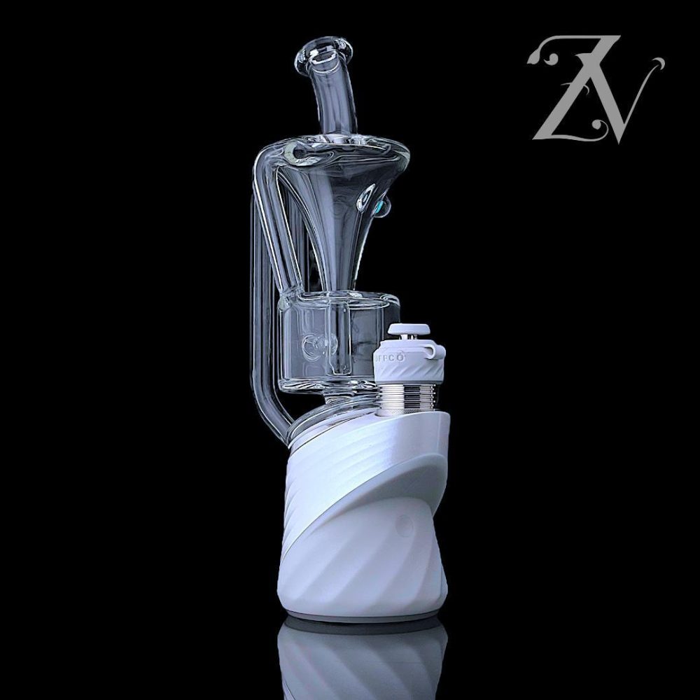 Alternative view of IRIDESCENT GLASS: SINGLE FUNNEL PUFFCO PEAK ATTACHMENT