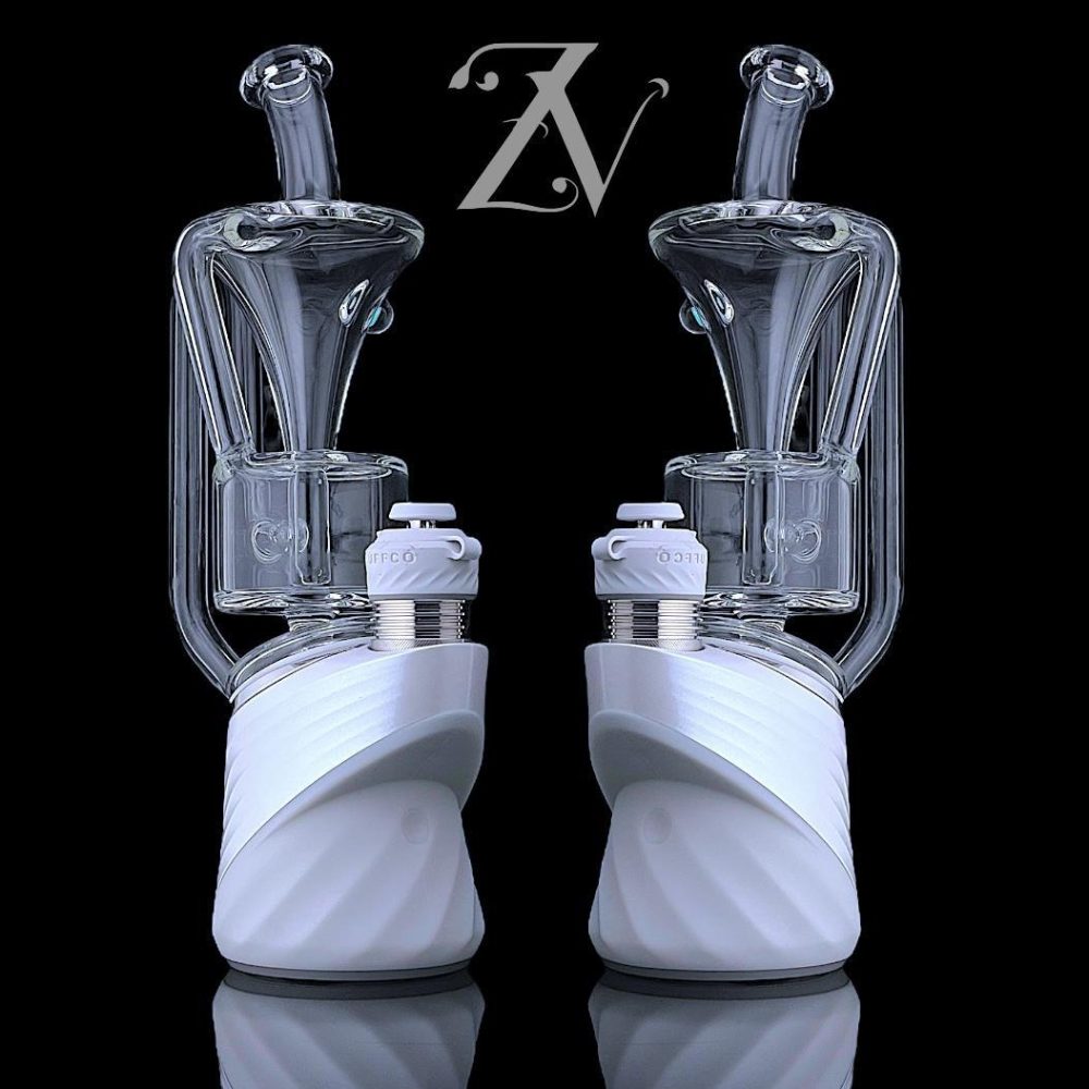 IRIDESCENT GLASS: SINGLE FUNNEL PUFFCO PEAK ATTACHMENT