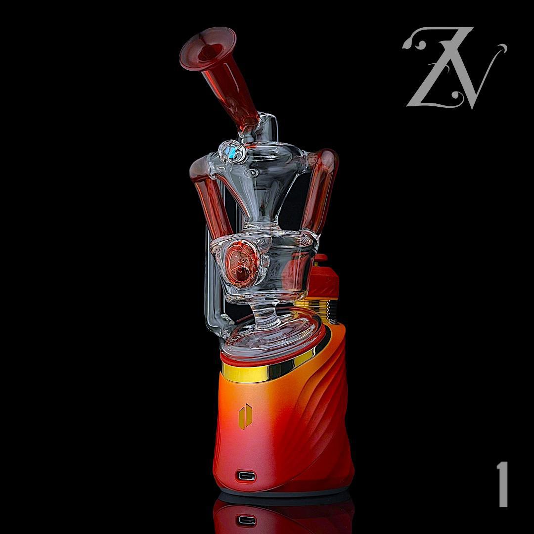 Alternative view of IRIDESCENT GLASS: SUPERIOR ECO DUALY PUFFCO PEAK ATTACHMENT
