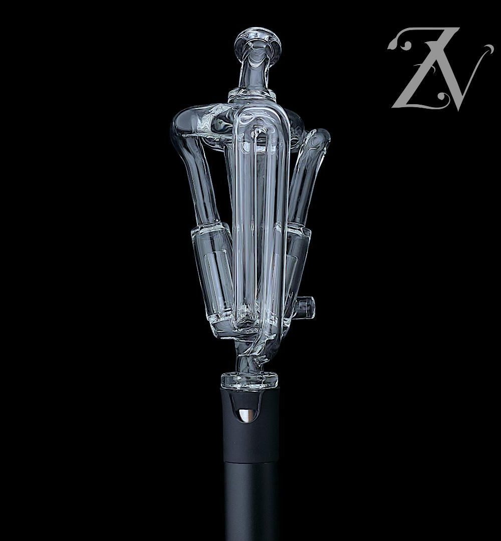 Alternative view of NIB GLASS: V TWIN RECYCLER PIVOT MOUTHPIECE