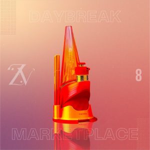 #8 - ORANGE X RED W/ HOT KNIFE