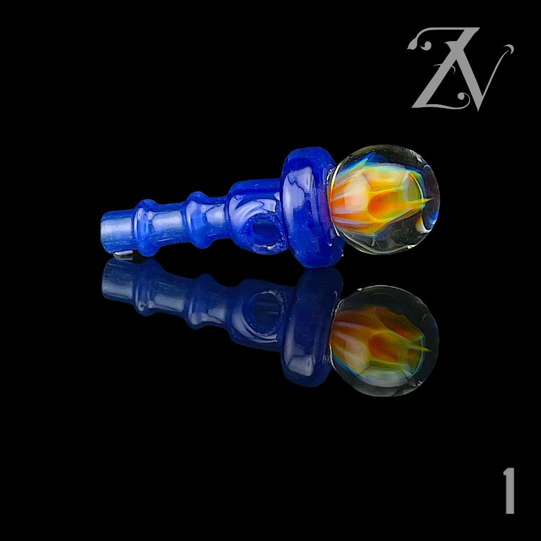 IRIDESCENT GLASS: COLORED MILLIE IMPLOSION PUFFCO PEAK PRO 3DXL JOYSTICK CAP