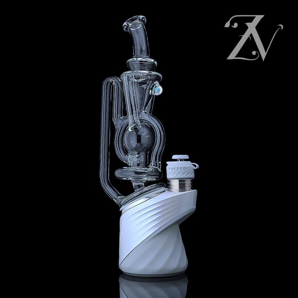 Alternative view of IRIDESCENT GLASS: SUPERIOR BALLCYCLER PUFFCO PEAK ATTACHMENT