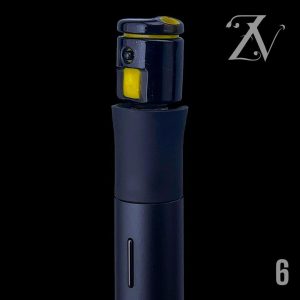 #6 DUAL COLOR JET BLACK X YELLOW CRAYON