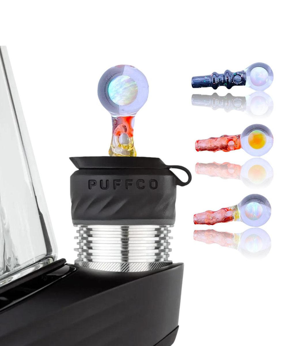 BHORO GLASS: CRUSHED OPAL 6MM 3DXL PEAK PRO JOYSTICK CAP