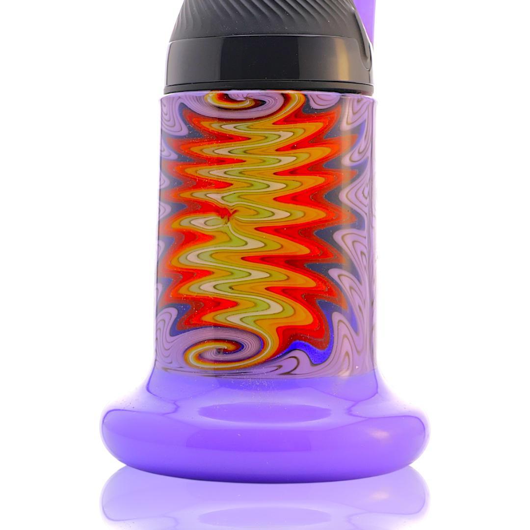 Alternative view of IRIDESCENT GLASS: DRY BUBBLER PUFFCO PROXY ATTACHMENT