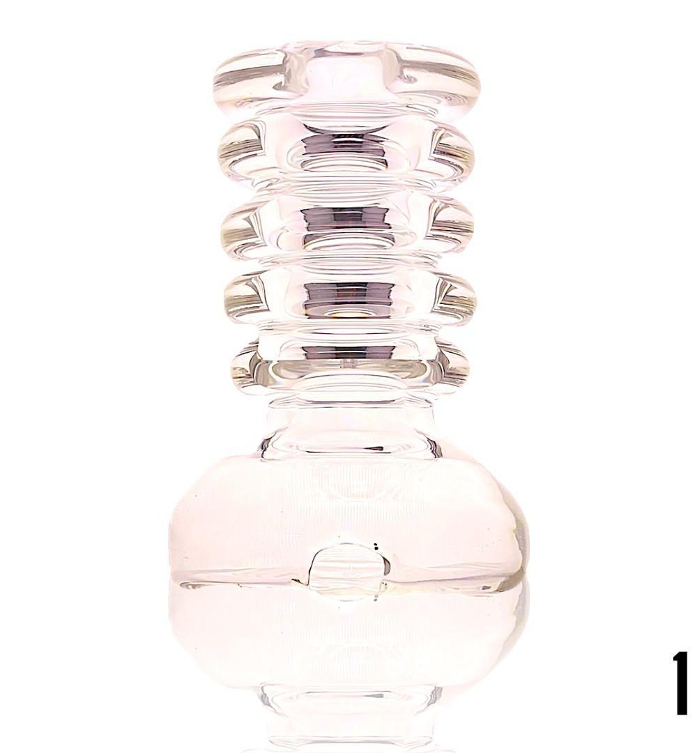 Alternative view of GLASS ART BY SHAGGY: CLEAR DRY TOP PUFFCO PEAK ATTACHMENT