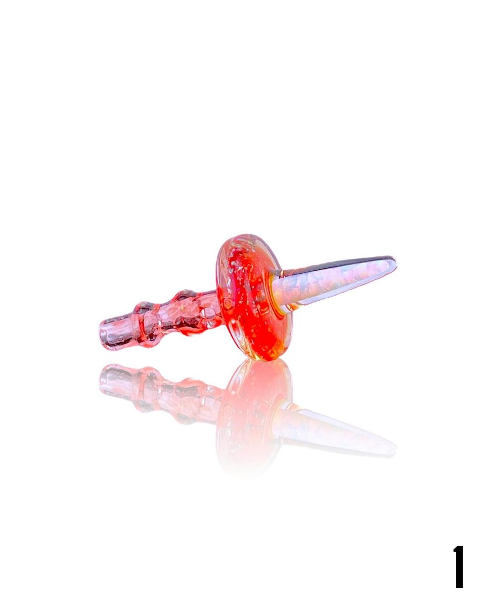 Alternative view of BHORO GLASS: 20MM SPIKE DAYBREAK MARKETPLACE PUFFCO PEAK PRO 3DXL JOYSTICK CAP