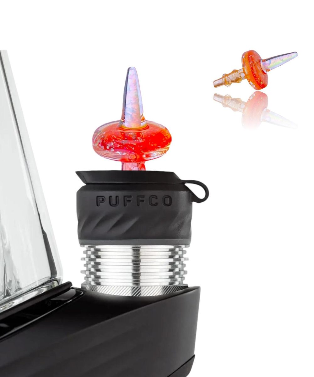 BHORO GLASS: 20MM SPIKE DAYBREAK MARKETPLACE PUFFCO PEAK PRO 3DXL JOYSTICK CAP