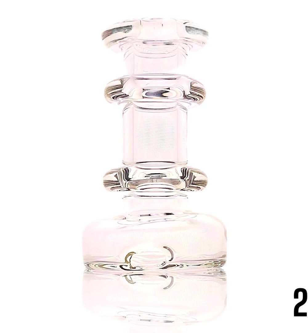 GLASS ART BY SHAGGY: CLEAR DRY TOP PUFFCO PEAK ATTACHMENT