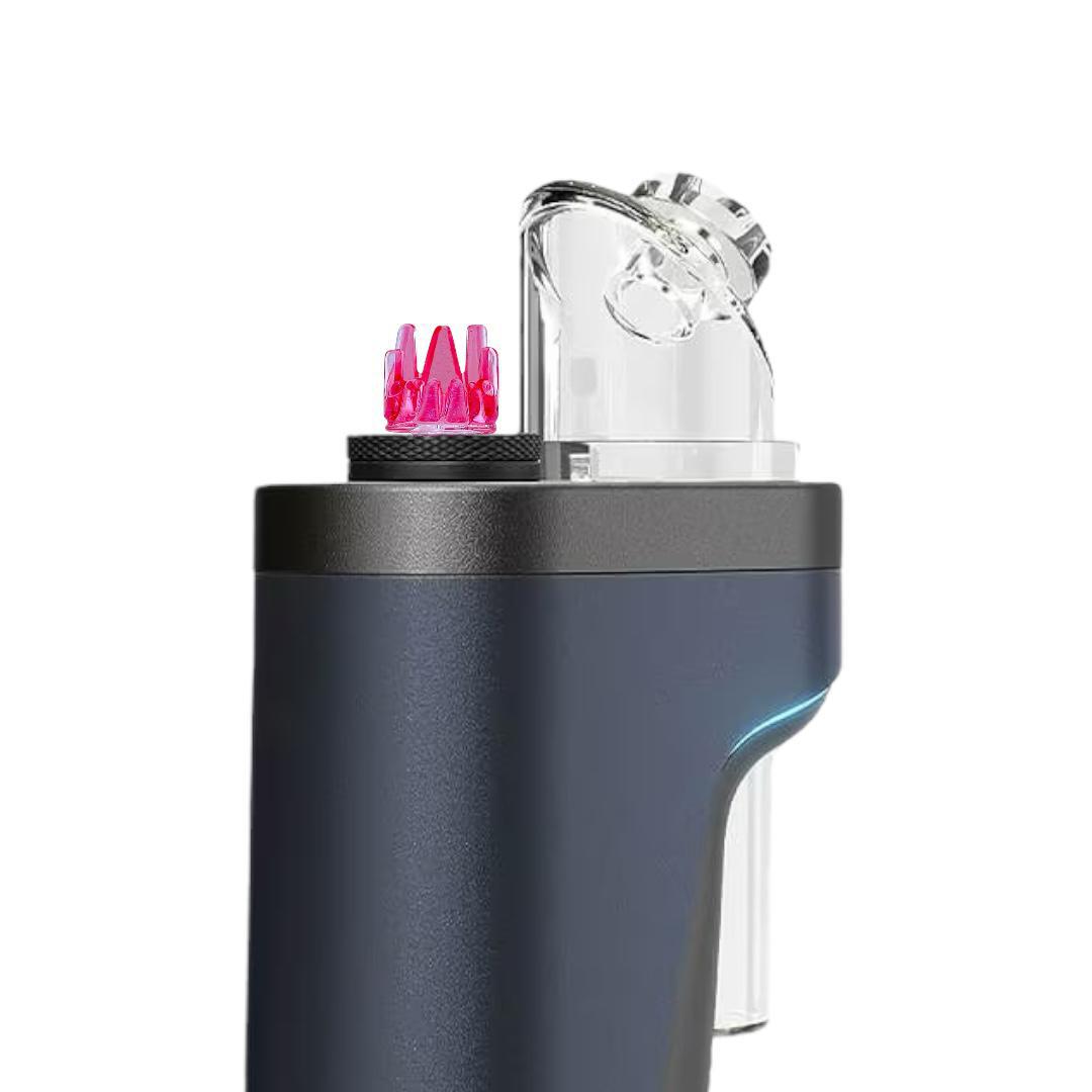 NIB GLASS: DICHRO CROWN DR DABBER SWITCH 2 SPINNER CAP