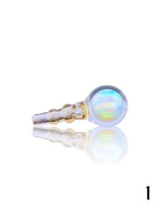#1 - PEACH 10MM SPHERE CROPAL