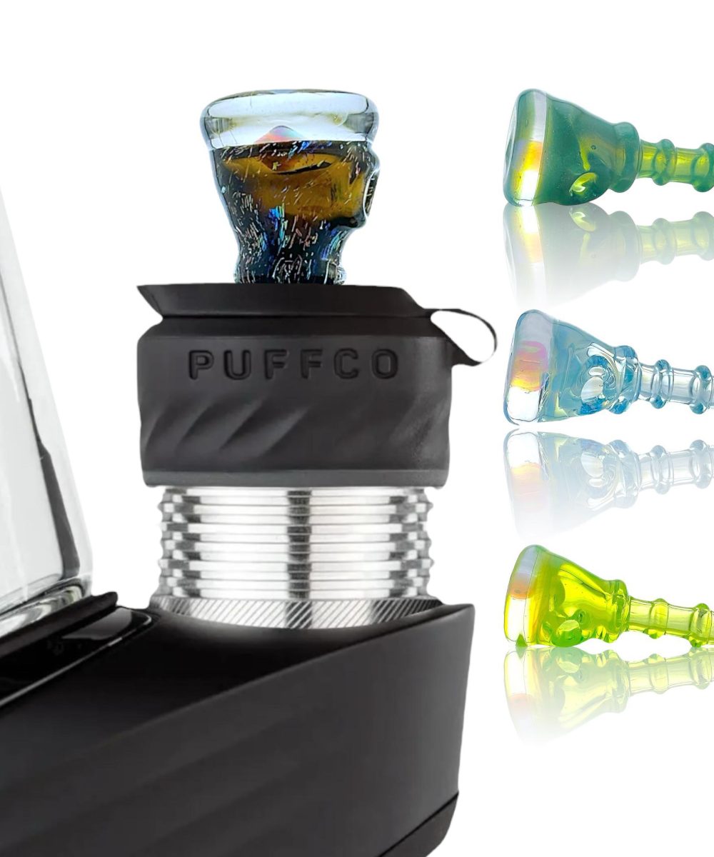 IRIDESCENT GLASS: FLAT OPAL 3.0 PUFFCO PEAK PRO 3DXL JOYSTICK CAP