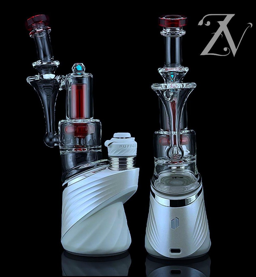 IRIDESCENT GLASS: SUPERIOR ECO RBR PUFFCO PEAK ATTACHMENT