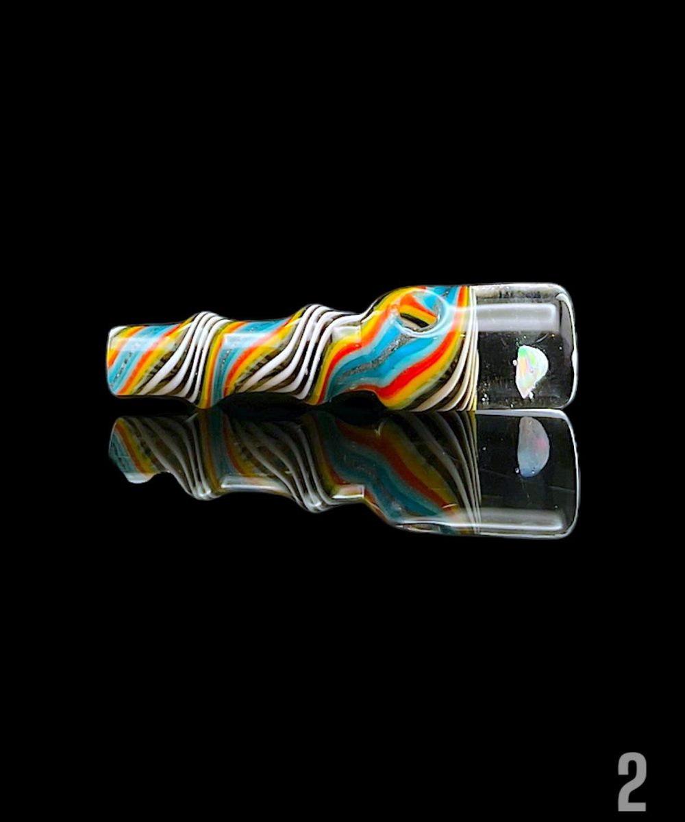 Alternative view of IRIDESCENT GLASS: WIG WAG TOP OPAL PUFFCO PEAK PRO 3DXL JOYSTICK CAP