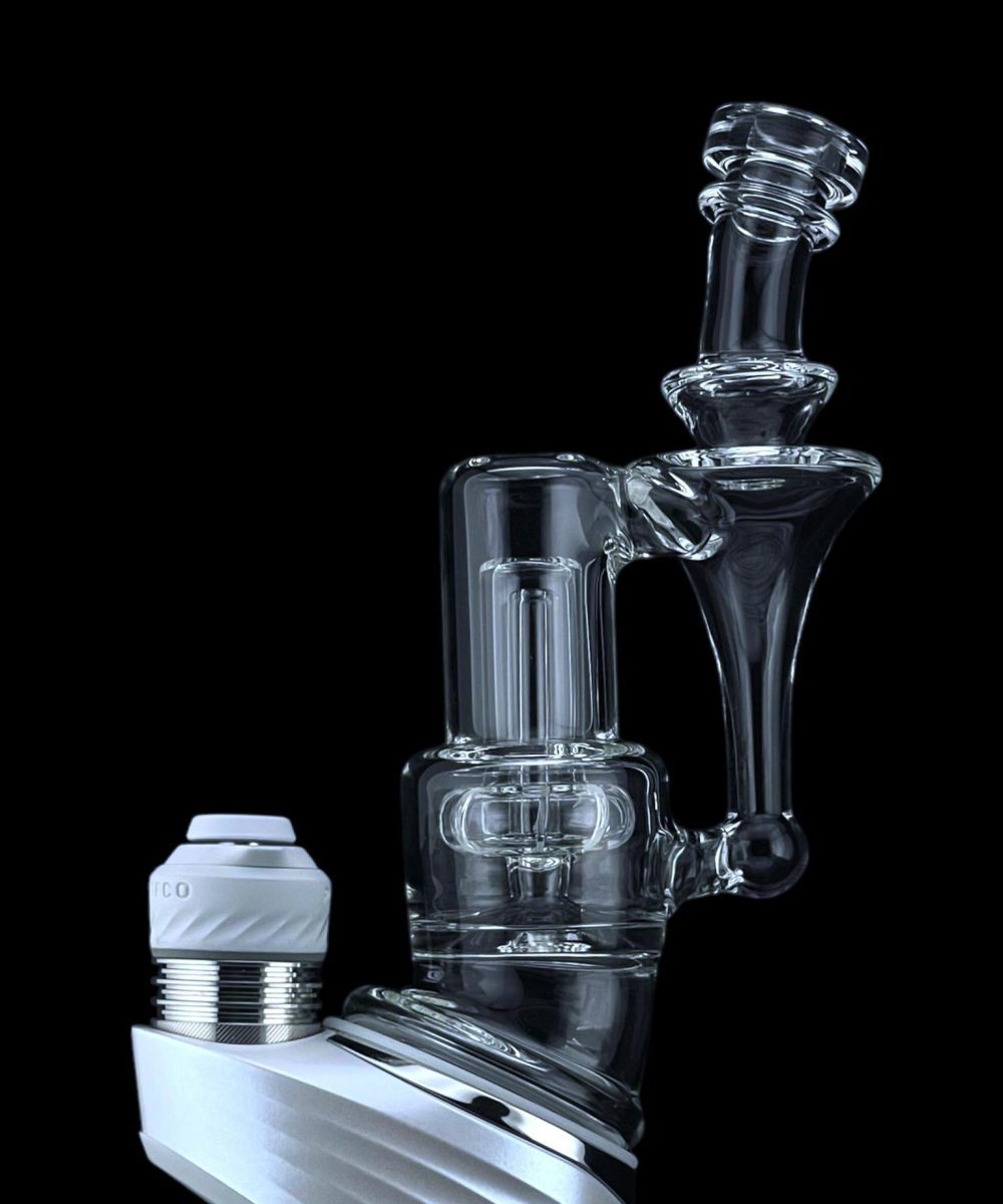 Alternative view of IRIDESCENT GLASS: MINI RBR PUFFCO PEAK ATTACHMENT