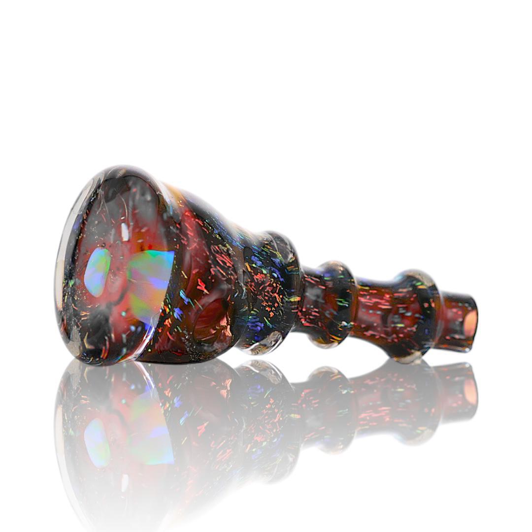 Alternative view of IRIDESCENT GLASS: FLAT OPAL 3.0 PUFFCO PEAK PRO 3DXL JOYSTICK CAP