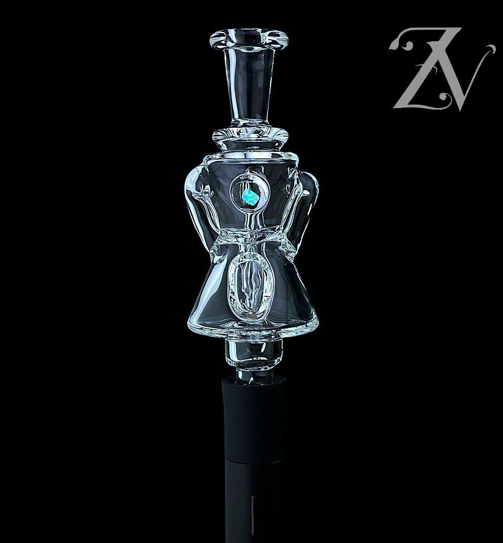 Alternative view of IRIDESCENT GLASS: PIVGILLY PIVOT MOUTHPIECE