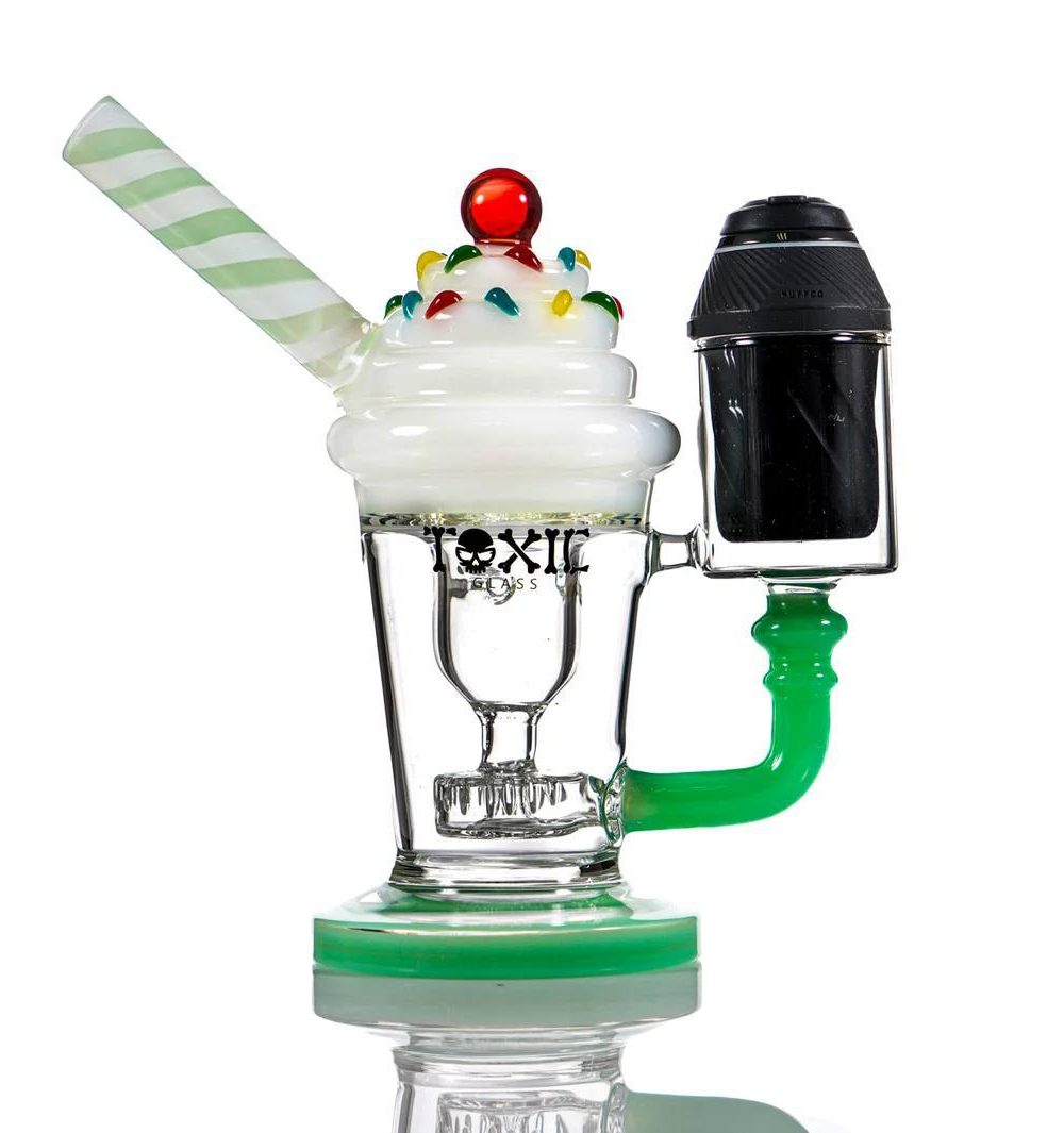 MK100 GLASS: TOXIC ICE CREAM PUFFCO PROXY ATTACHMENT