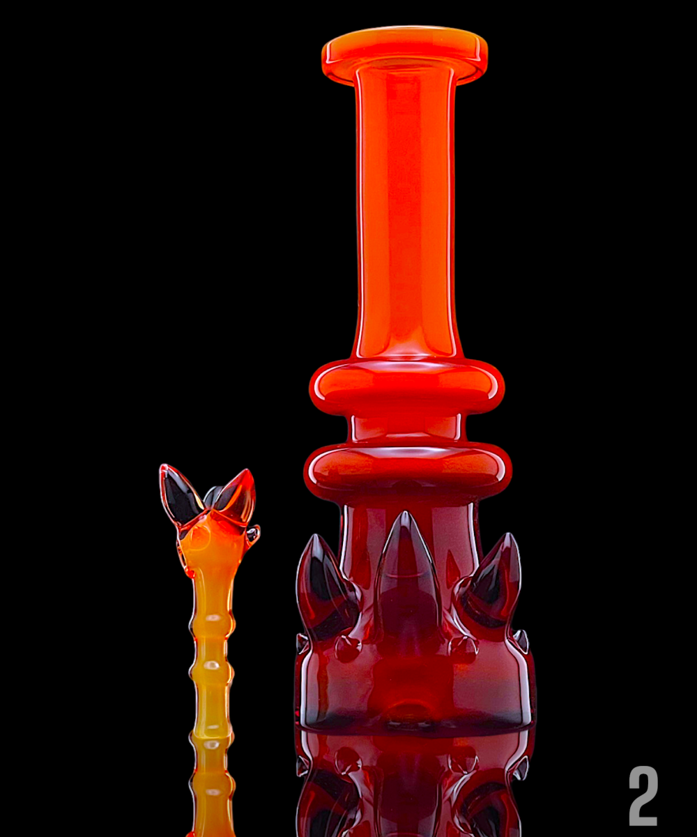 Alternative view of JOHNSTON GLASS: DRY DAYBREAK MARKETPLACE PUFFCO PEAK ATTACHMENT