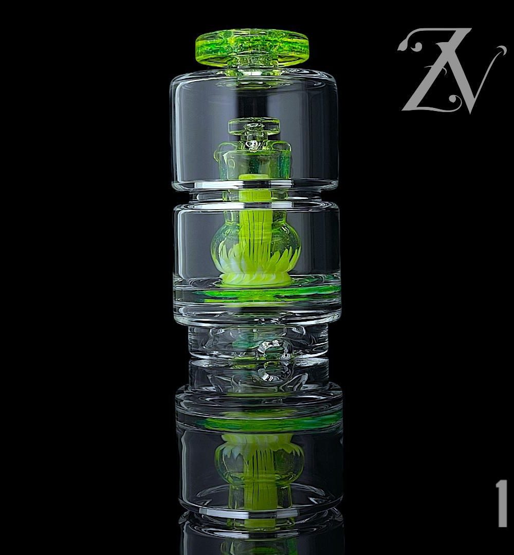 Alternative view of SPIDER GLASS: INCEPTION CROPAL CENTER CUT PUFFCO PEAK ATTACHMENT