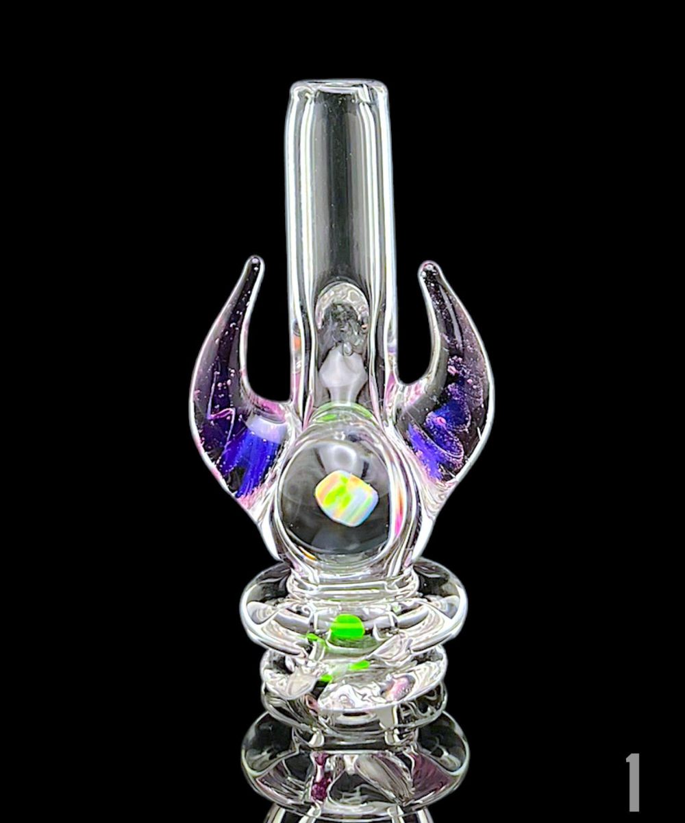 Alternative view of MAGIZLE GLASS: COLORED HORN PIVOT MOUTHPIECE