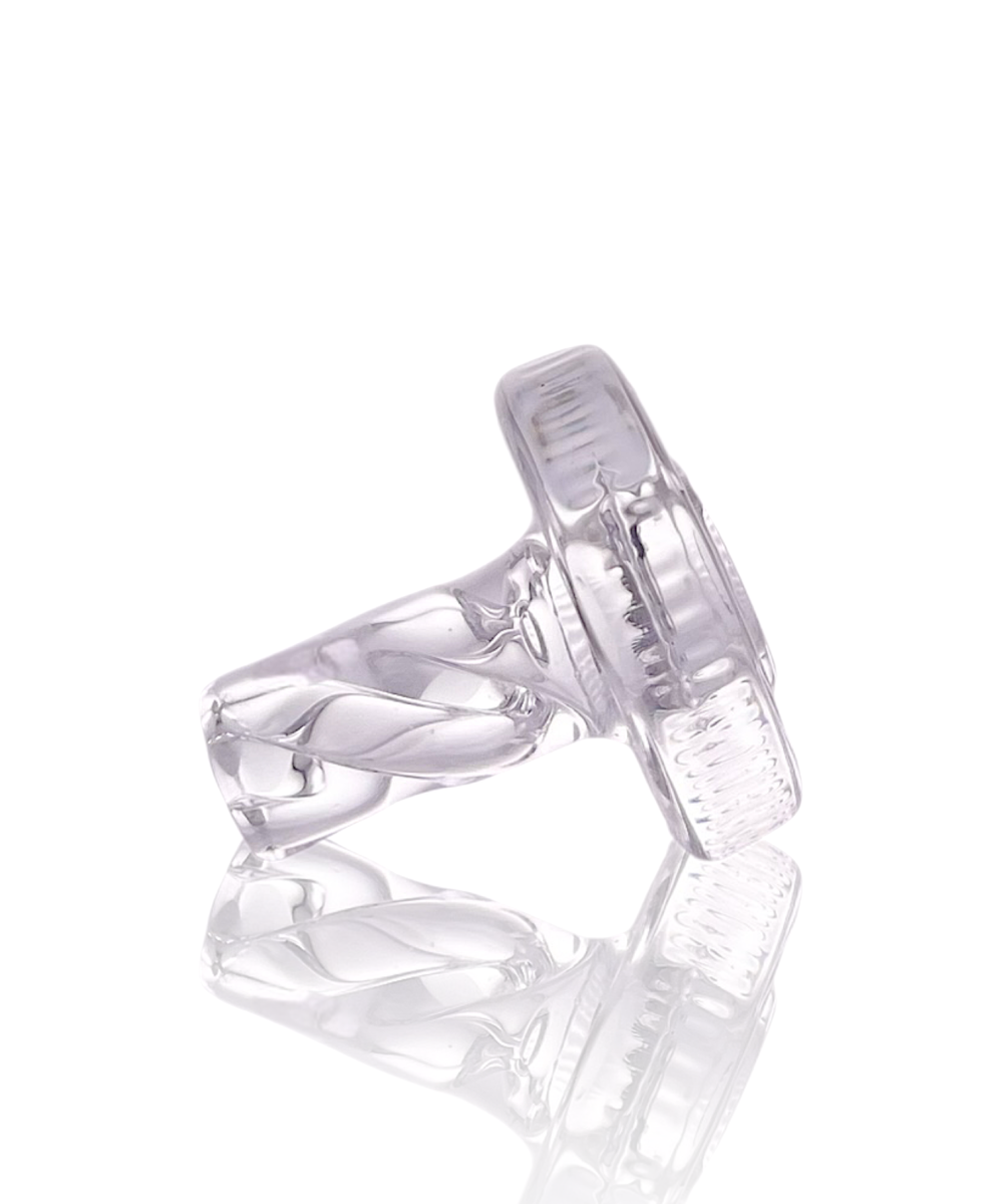 NIB GLASS: CLEAR BOLT 3DXL PEAK PRO JOYSTICK SPINNER CAP