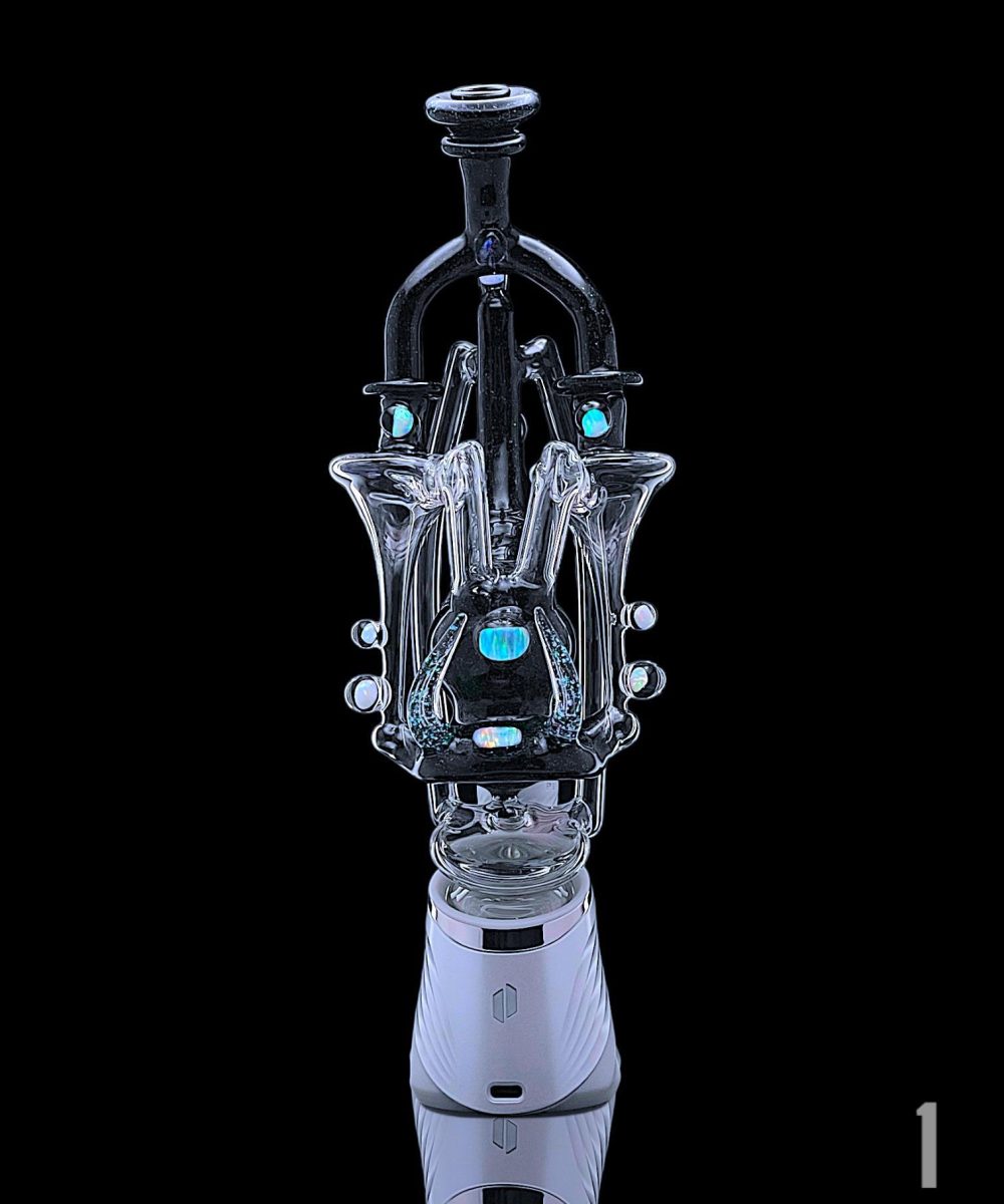 Alternative view of JF GLASS:  WORKED RDT PUFFCO PEAK ATTACHMENT