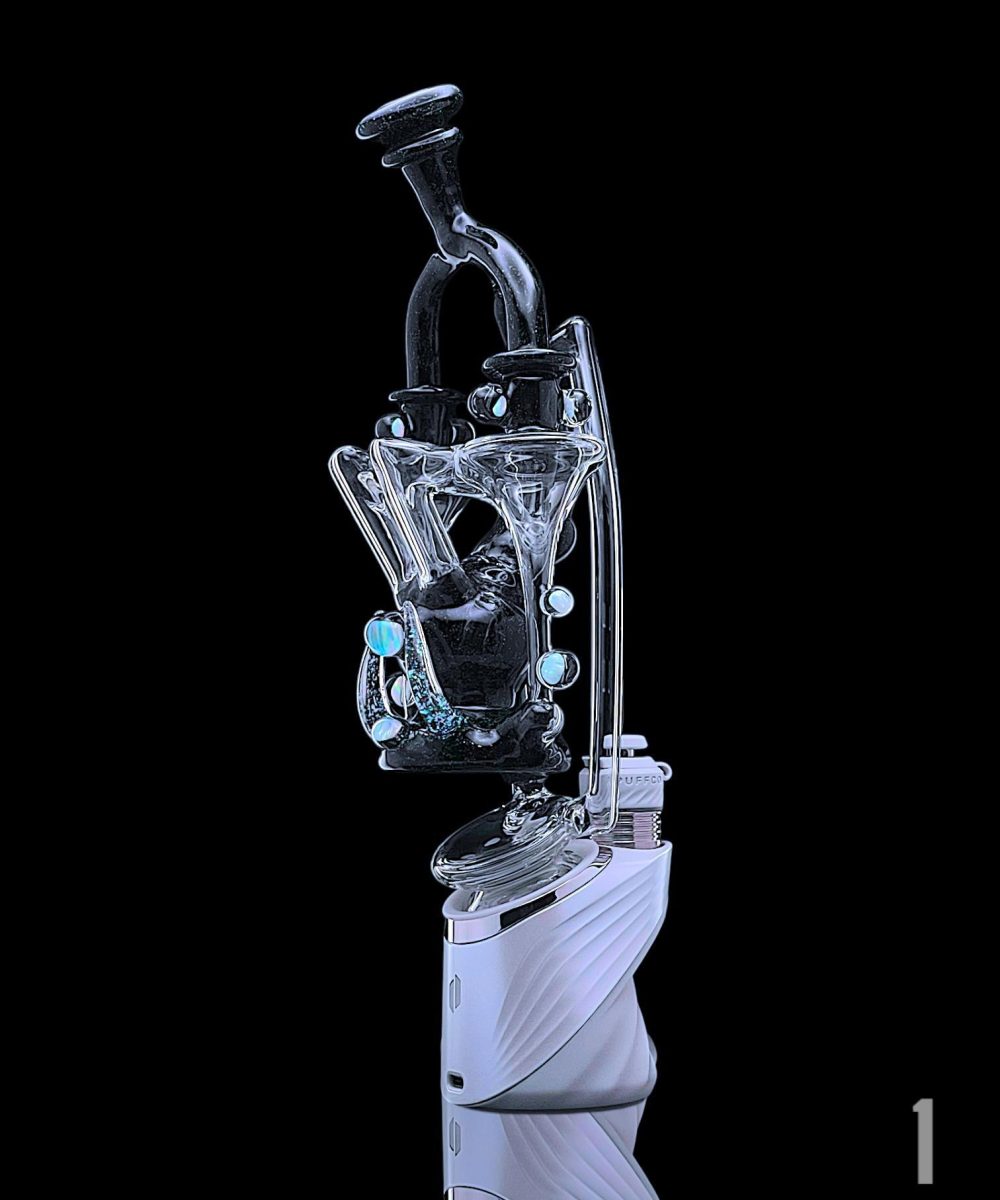 JF GLASS:  WORKED RDT PUFFCO PEAK ATTACHMENT