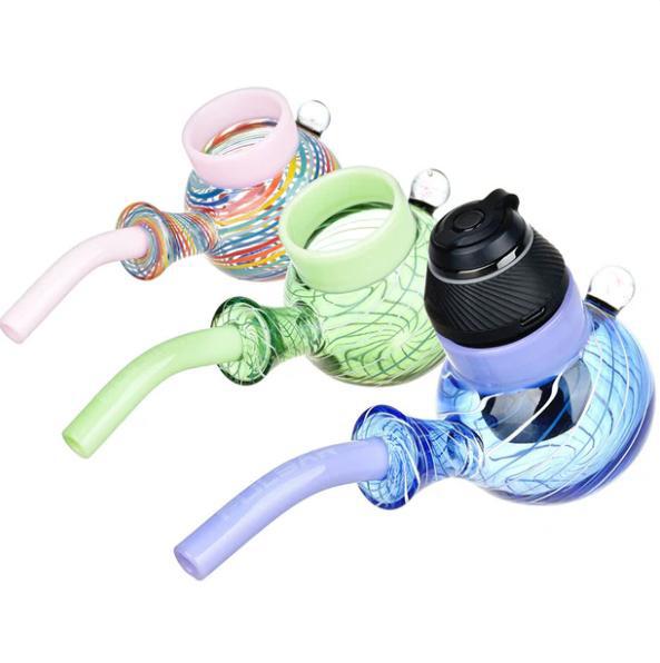 PULSAR: COLOR SWIRL HAND PIPE PUFFCO PROXY ATTACHMENT