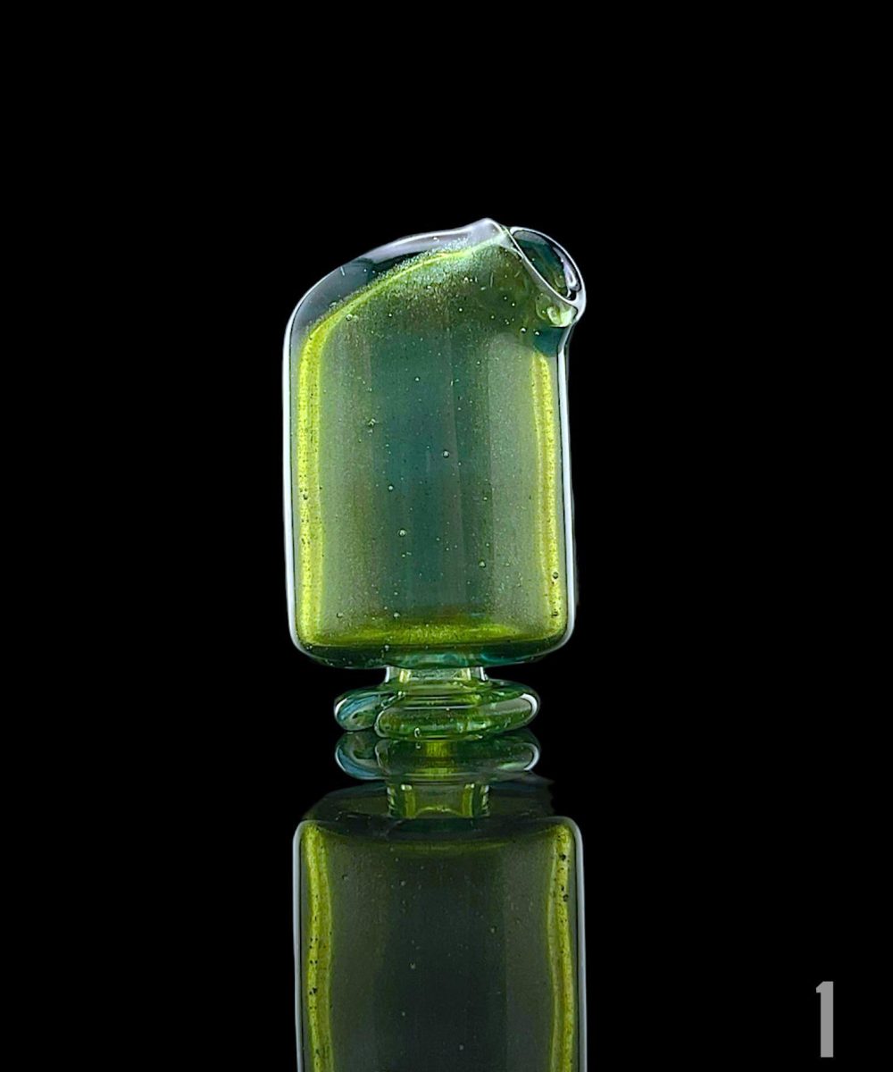 Alternative view of KIZMIT GLASS: FULL COLOR PIVOT MOUTHPIECE & MATCHING PEARL SET