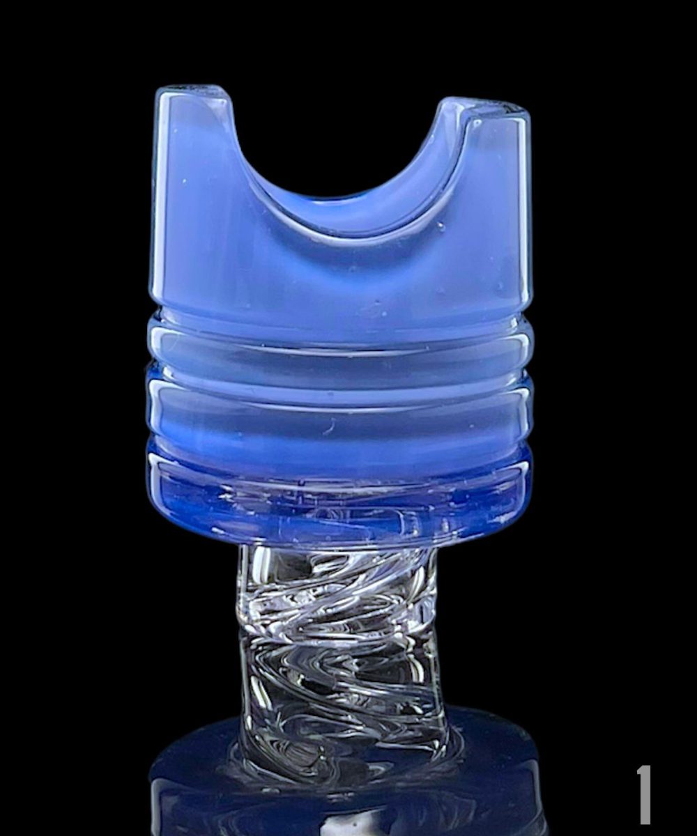 Alternative view of NIB GLASS: FULL COLOR PISTON 3DXL PUFFCO PEAK PRO SPINNER CAP