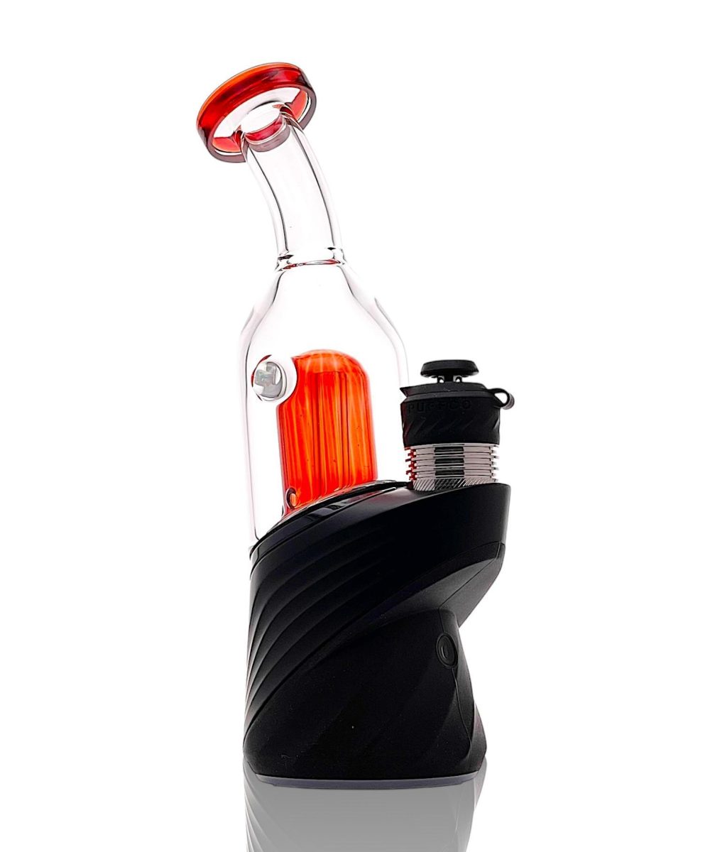 IRIDESCENT GLASS: SUPERIOR BENT NECK PUFFCO PEAK ATTACHMENT