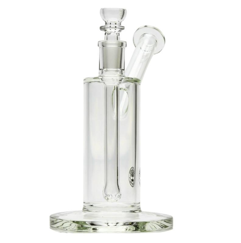 Alternative view of ROOTS GLASS: 7" CLEAR CAN BUBBLER