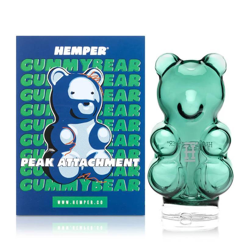 HEMPER GLASS: GUMMY BEAR PUFFCO PEAK ATTACHMENT