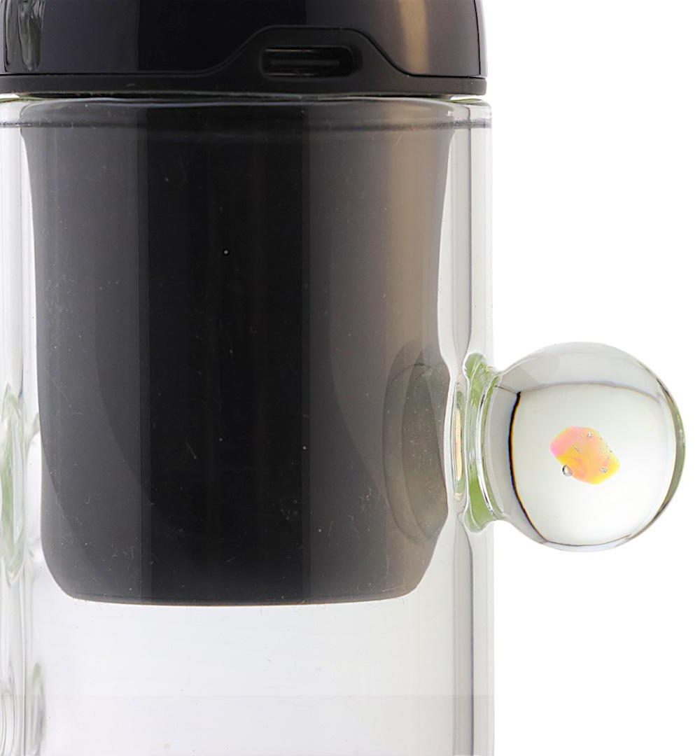 Alternative view of IRIDESCENT GLASS: STRAIGHT TUBE PUFFCO PROXY ATTACHMENT