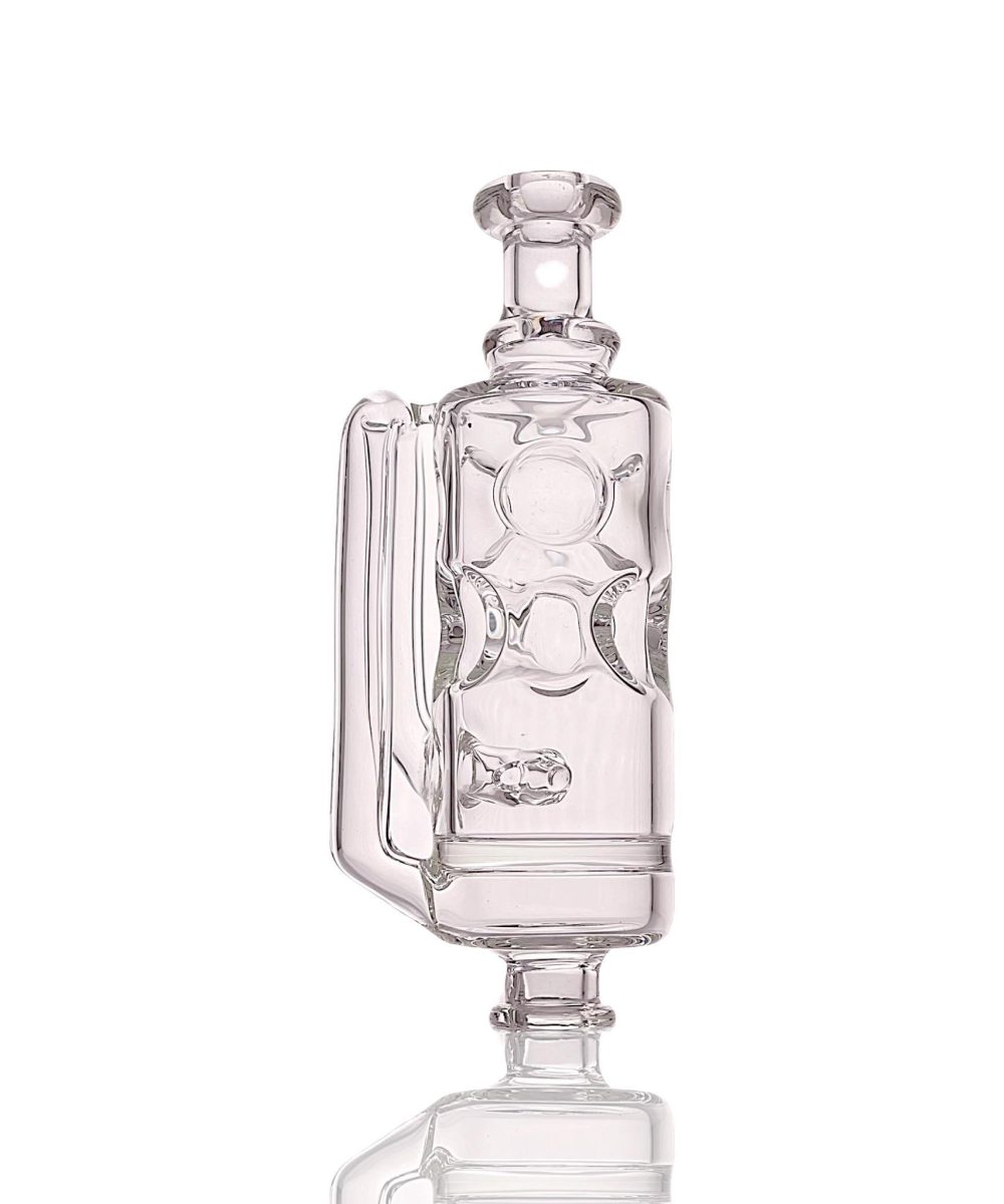 Alternative view of IRIDESCENT GLASS: SWISS BUBBLER PUFFCO PIVOT MOUTHPIECE