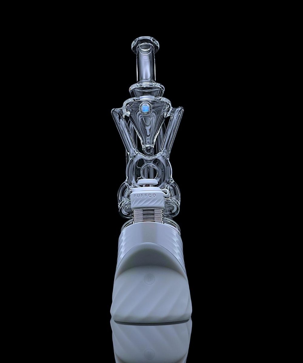 IRIDESCENT GLASS: DONUTCYCLER PUFFCO PEAK GLASS ATTACHMENT