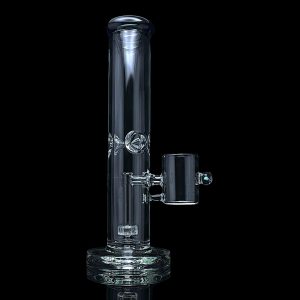 TEAL BLACK STRAIGHT TUBE WITH OPAL