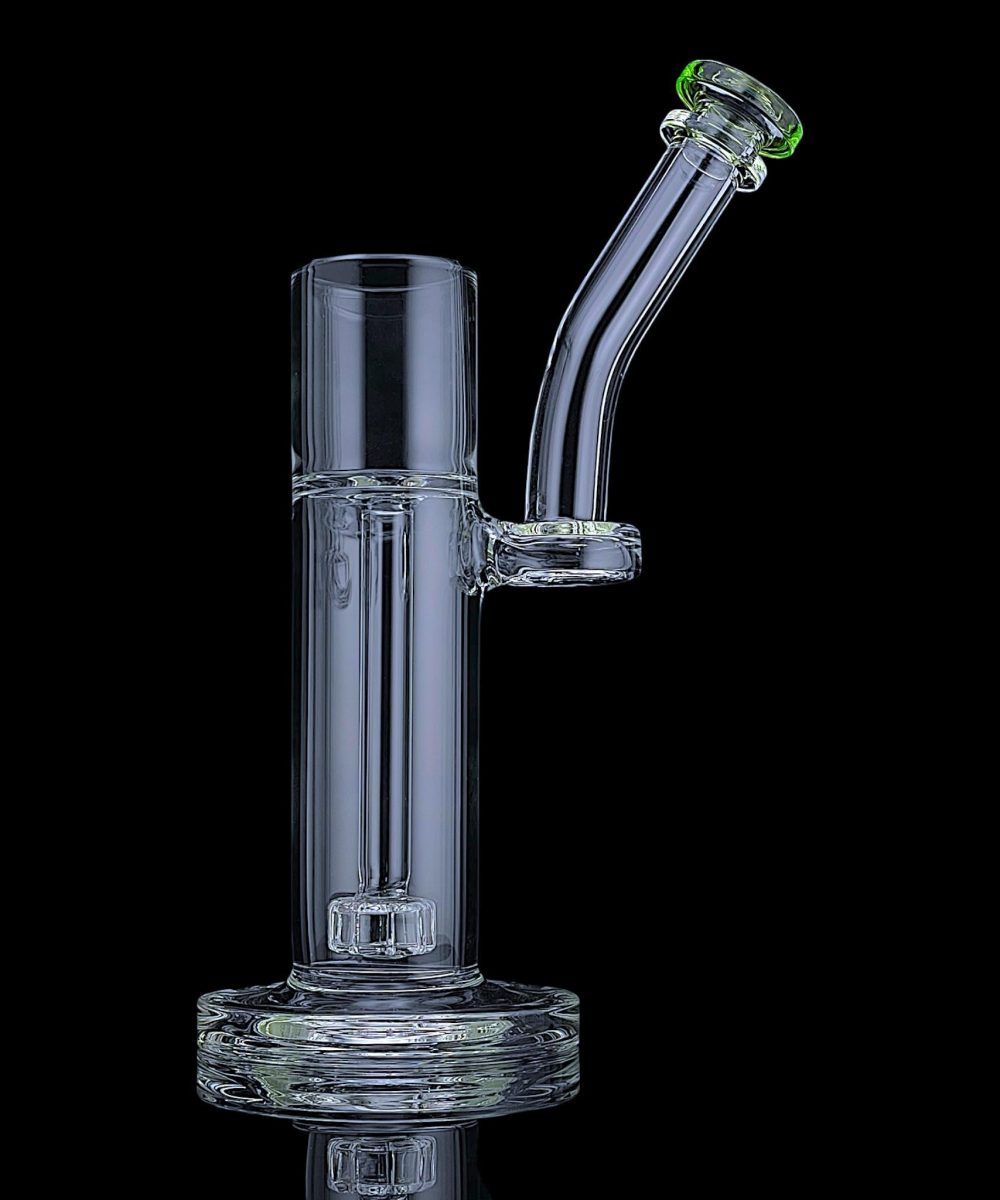 Alternative view of IRIDESCENT GLASS: SHOWERHEAD BUBBLER PUFFCO PROXY ATTACHMENT
