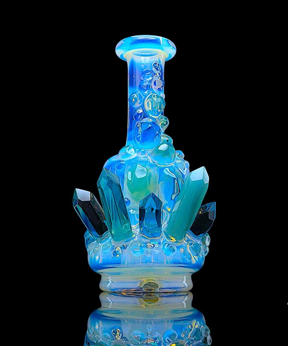 Alternative view of NORTHERN WATER GLASS: WET TOP PUFFCO PEAK ATTACHMENT