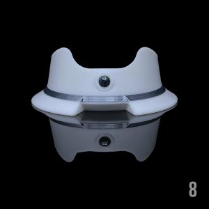 #8 - CLOUD WITH 6MM BLACK OPAL