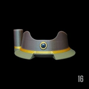 #13 - FLOURISH FADE WITH 6MM BLACK OPAL WITH HOT KNIFE