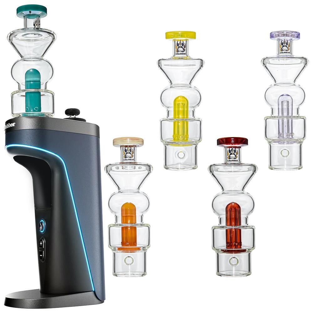 Alternative view of CALI BEAR GLASS: HOURGLASS DR DABBER SWITCH 2 GLASS ATTACHMENT