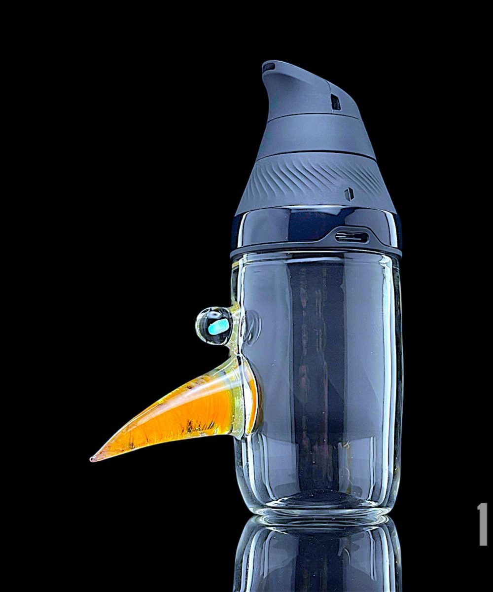 Alternative view of MAGIZLE GLASS: COLOR ACCENTED HORN CUP PUFFCO PROXY CORE GLASS ATTACHMENT