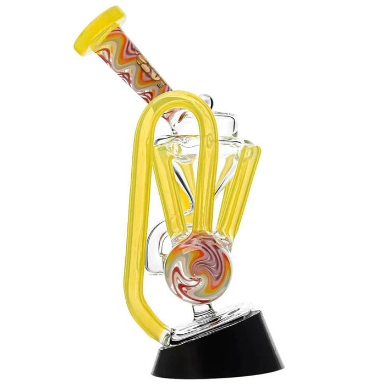 CALI BEAR GLASS: INLINER RECYCLER PUFFCO PEAK GLASS ATTACHMENT