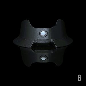 #6 - ONYX WITH 6MM WHITE OPAL