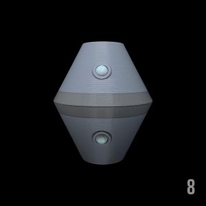 #8 - CLOUD X DESERT WITH 6MM WHITE OPAL (PIVOT)