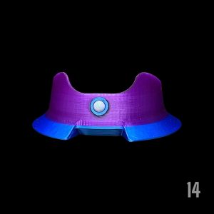 #14 - INDIGLOW WITH 6MM WHITE OPAL